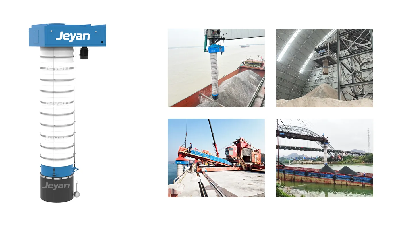 Stacking loading spouts,loading spouts,telescopic chute,retractable chute